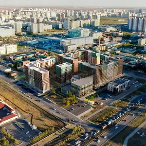 Апартаменты с видом на парк, возле хан-шатыра и медицинского центра, Астана